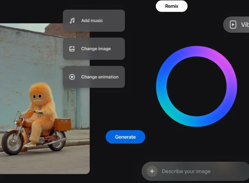 Vibes: AI video creation and remix in the Meta AI app